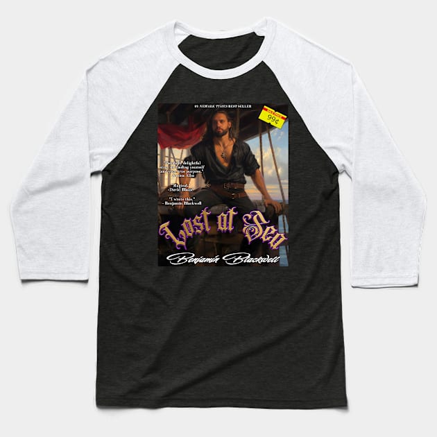 Romance Novel Baseball T-Shirt by Blackwell designs 